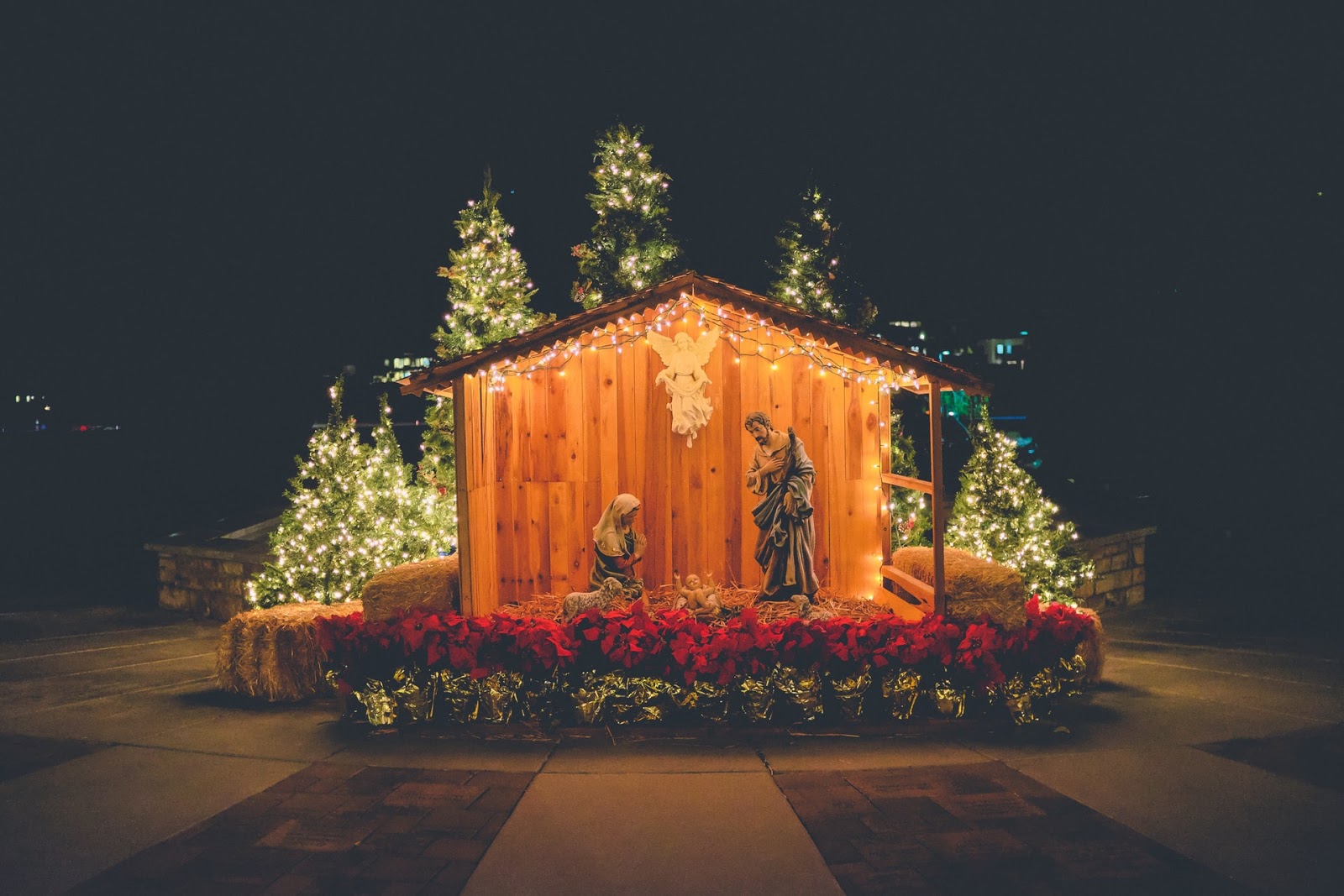 a nativity scene