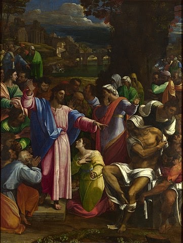 The Raising of Lazarus, Oil on canvas, c.