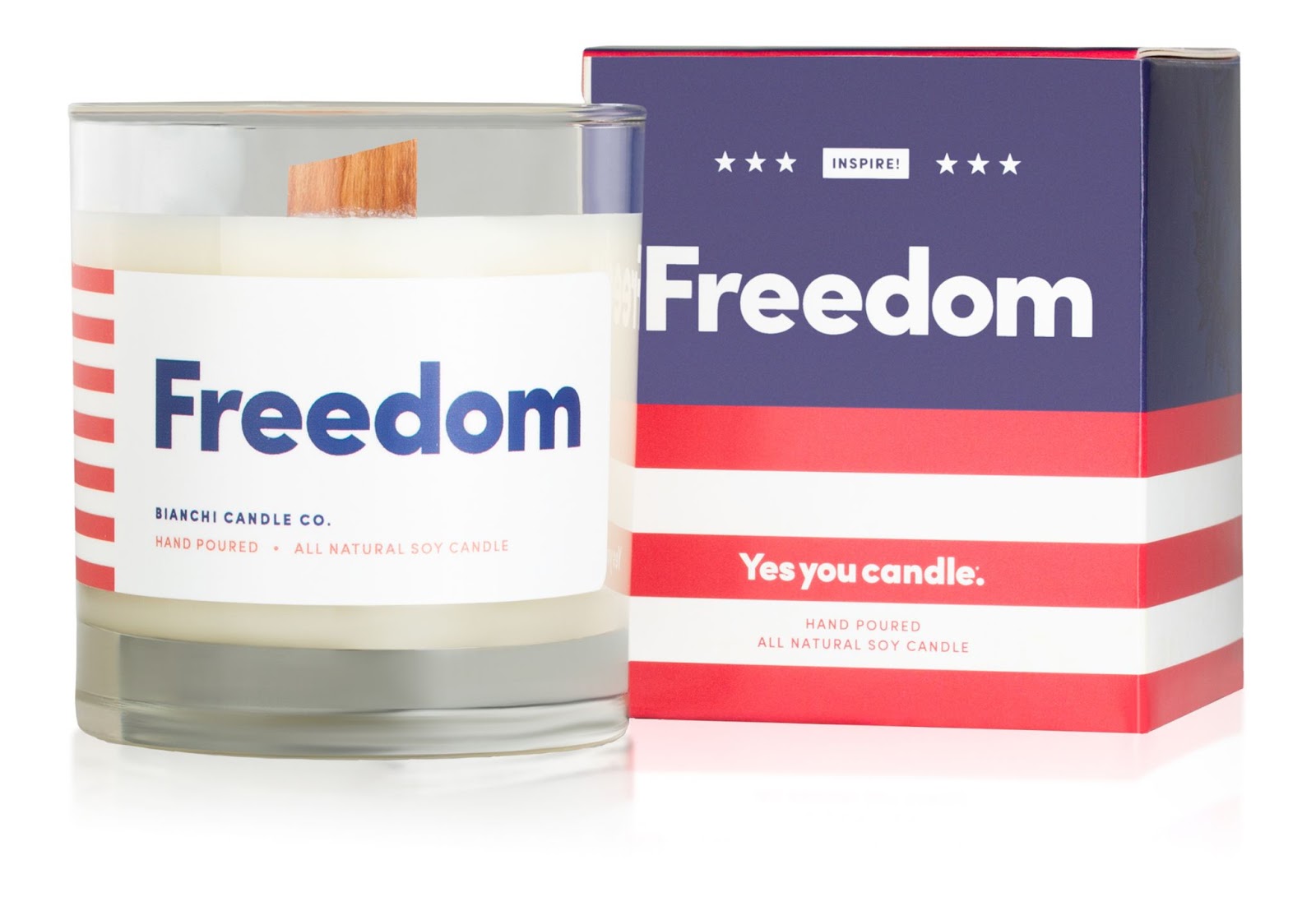 Soy Candle Product Photography Example