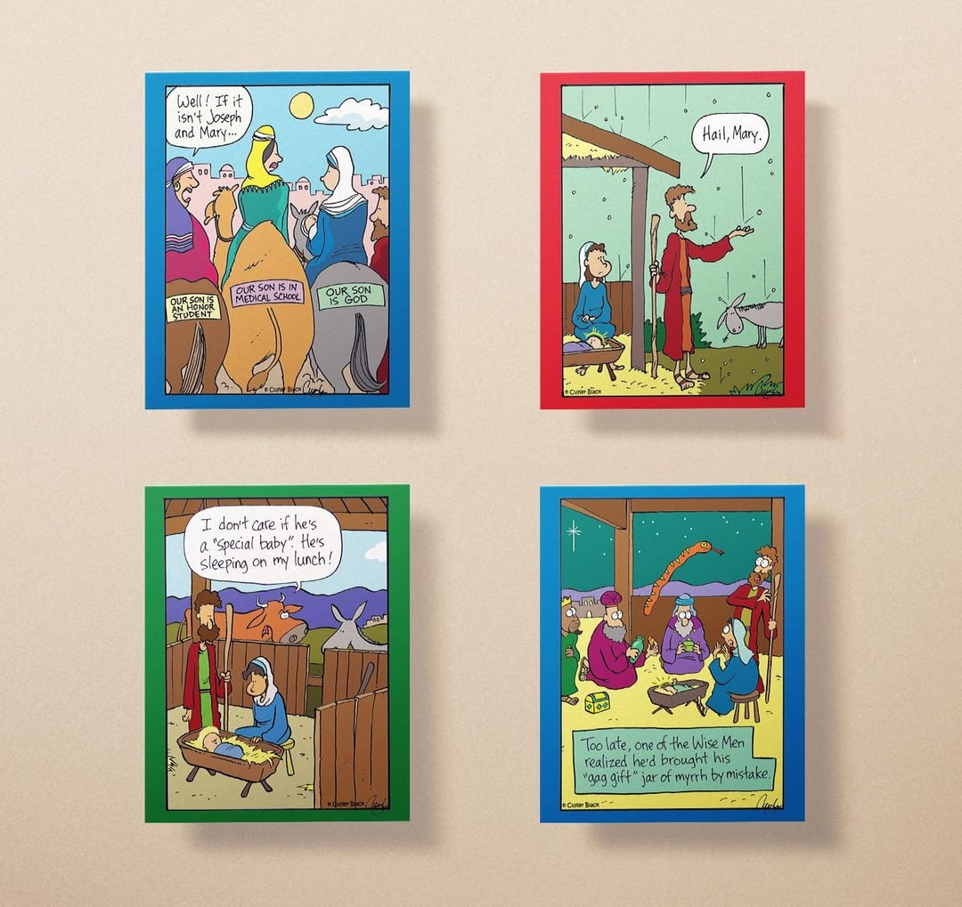 Funny Christmas Cards  Assorted Card Set