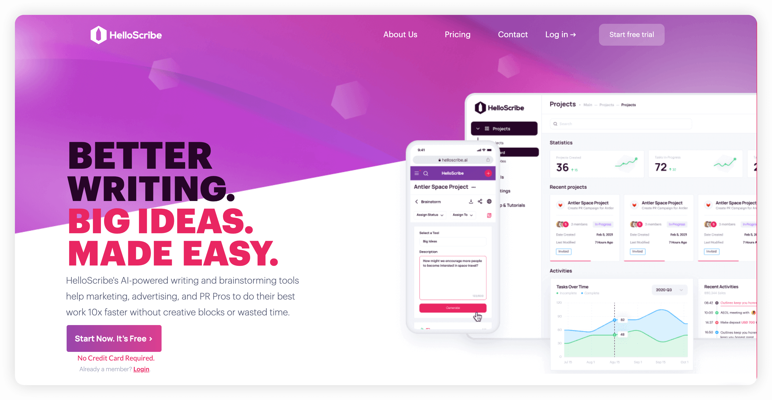 HelloScribe High Quality Content Creation