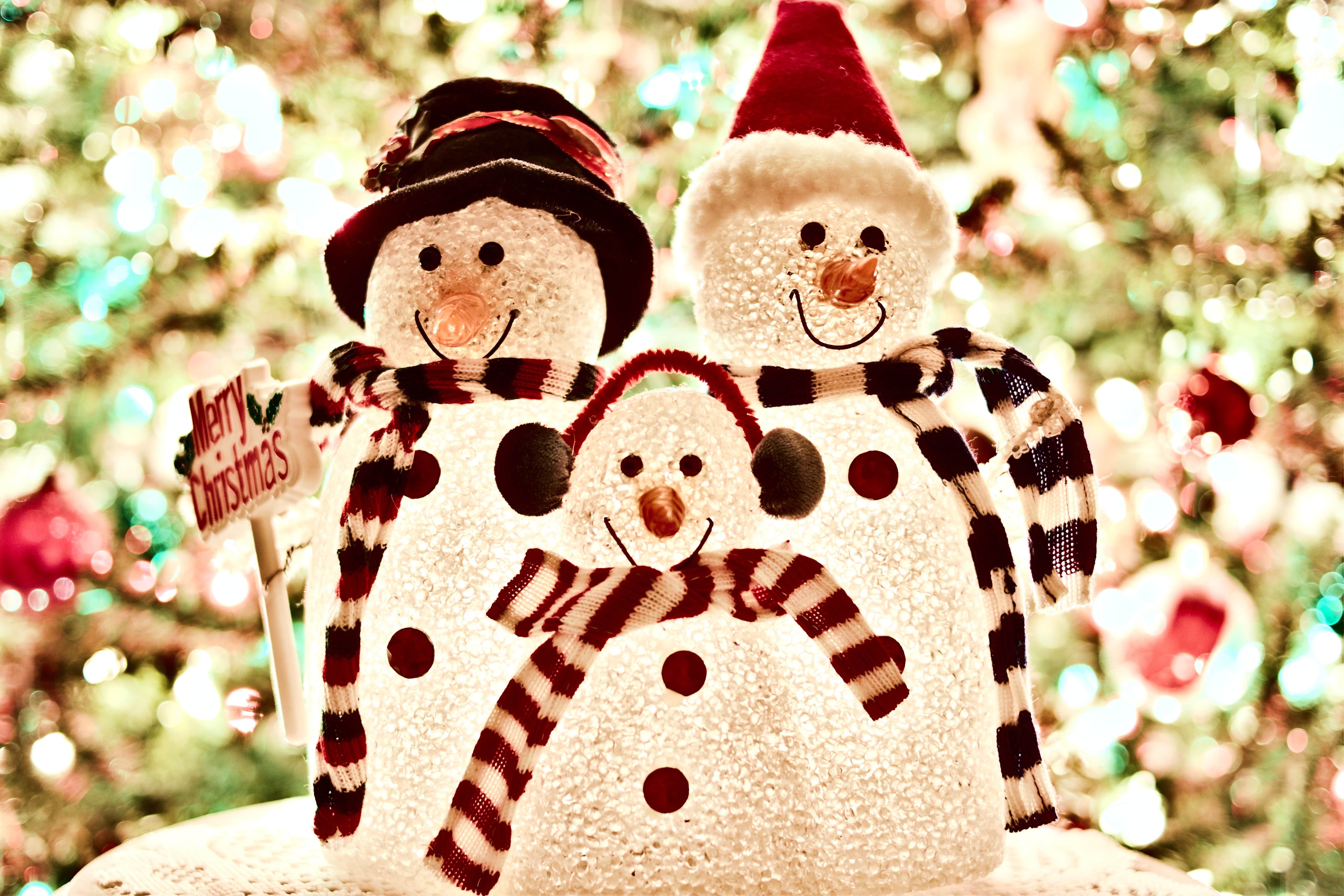 three white snowman decorations 753500 min