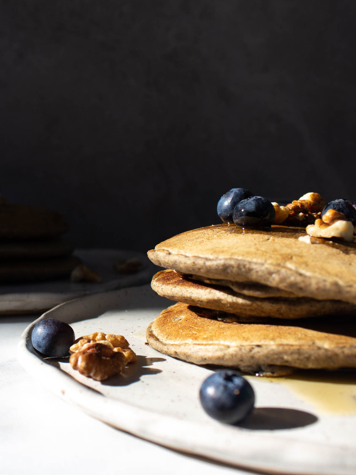 Blueberry Buckwheat Pancakes