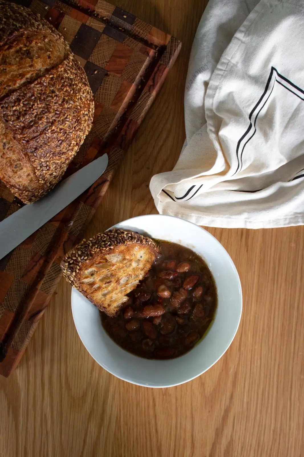 Easy Cranberry Bean Recipe with Dried Beans (Borlotti Beans)