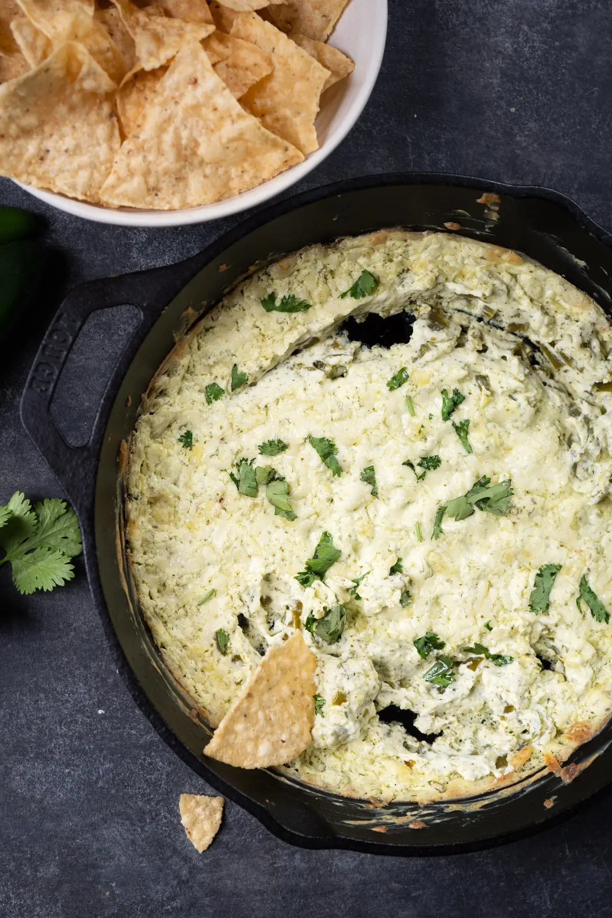 Creamy Jalapeño Cream Cheese Dip with Goat Cheese and Herbs