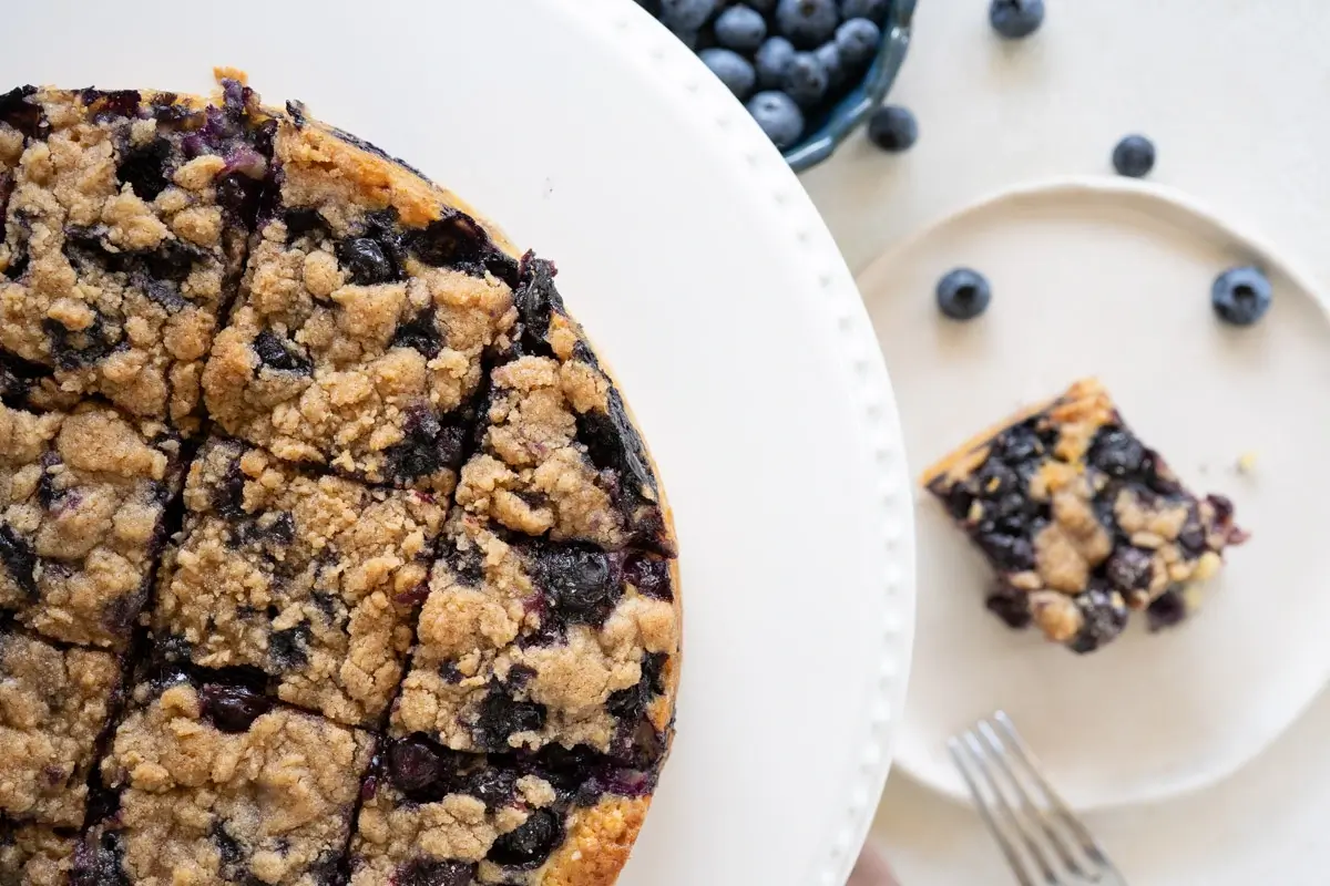 Classic Blueberry Buckle Cake