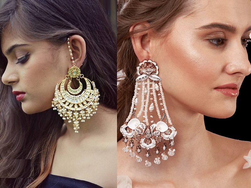 Prettiest Heavy Earring Designs For Brides