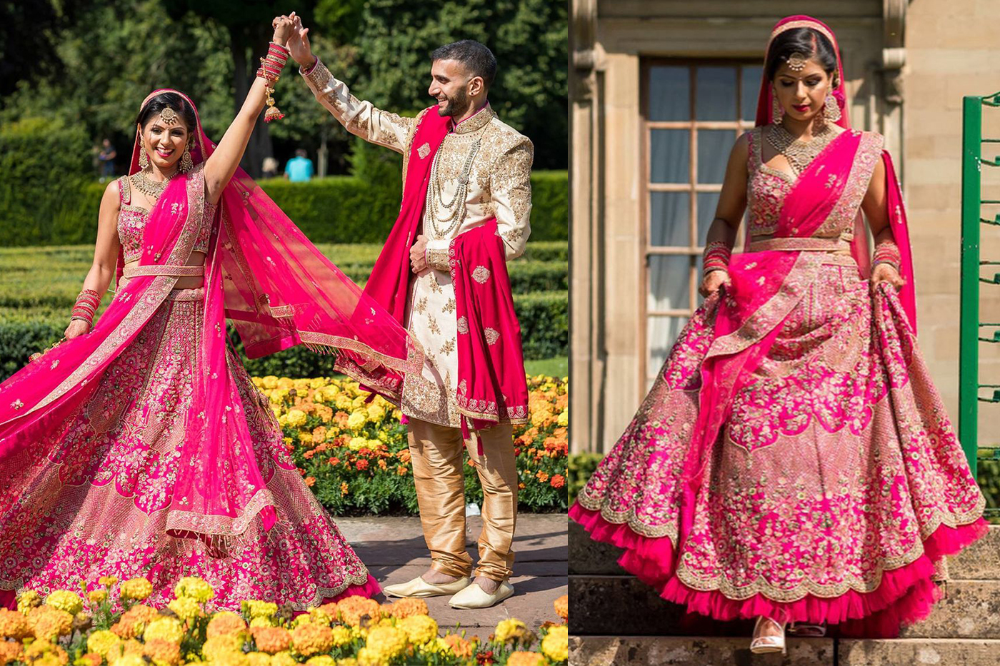 Pink Lehenga Matching Sherwani Couple Sherwani Lehenga Matching