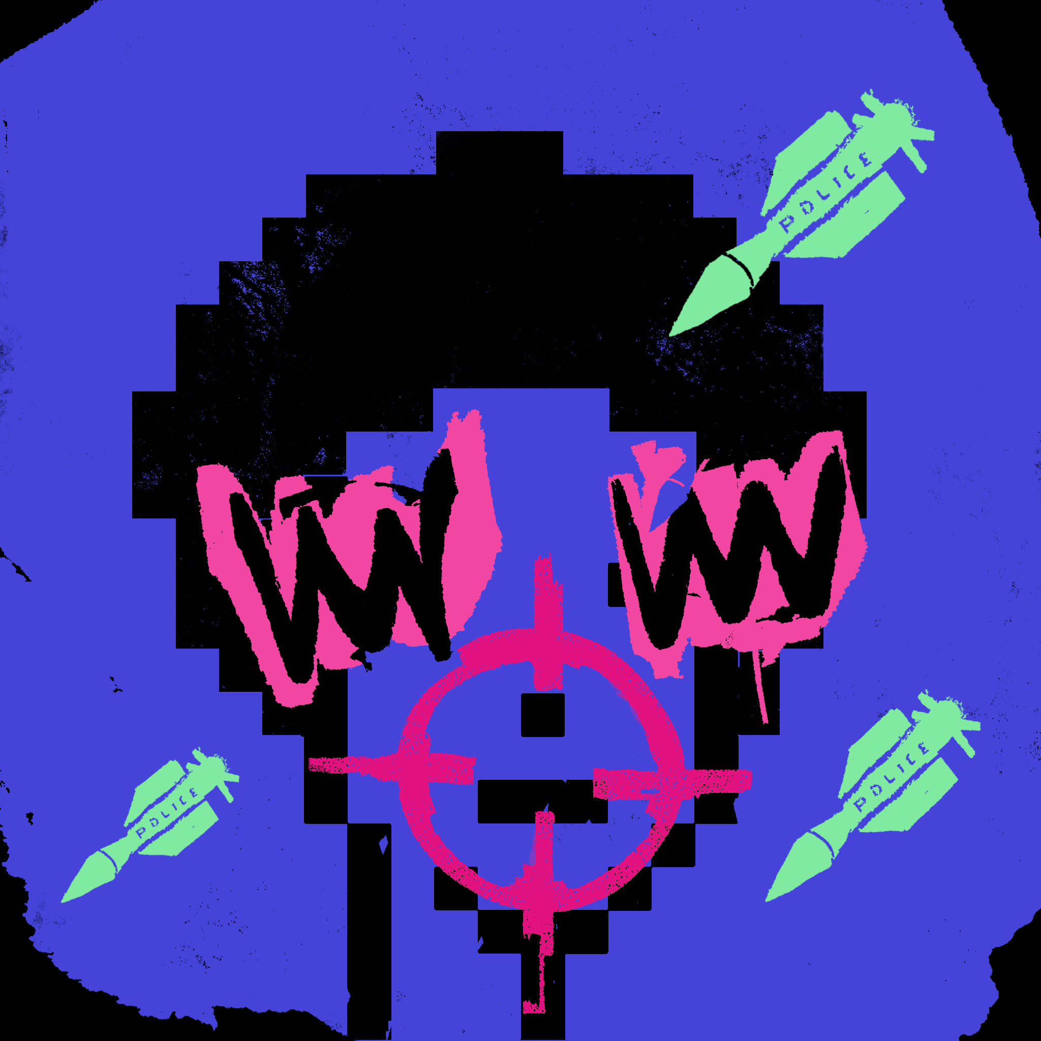 Rubble by XCOPY art punks war police