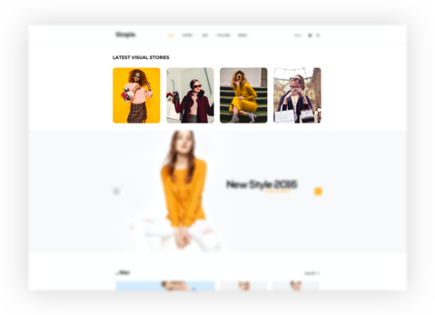 web stories widget