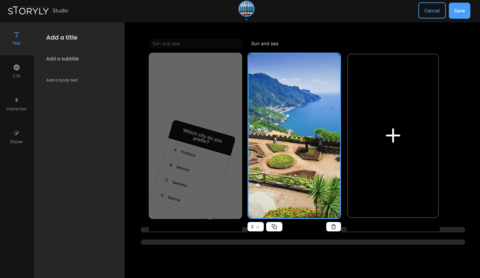 storyly web stories tool editor