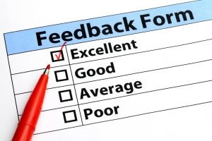 A feedback form.