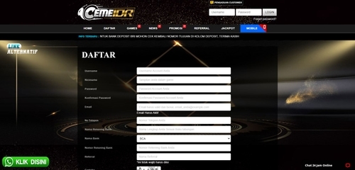 form login ceme online