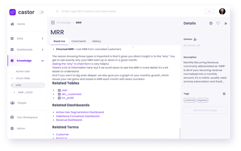 Castor - Data Catalog