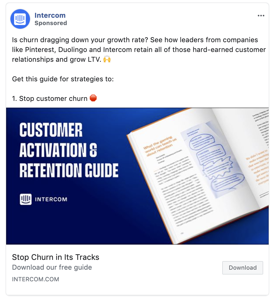 Intercom ad