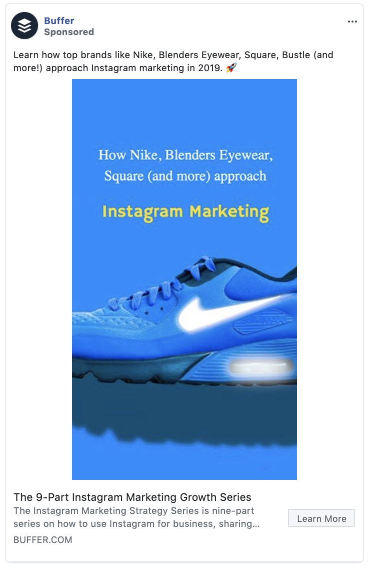 Buffer ad