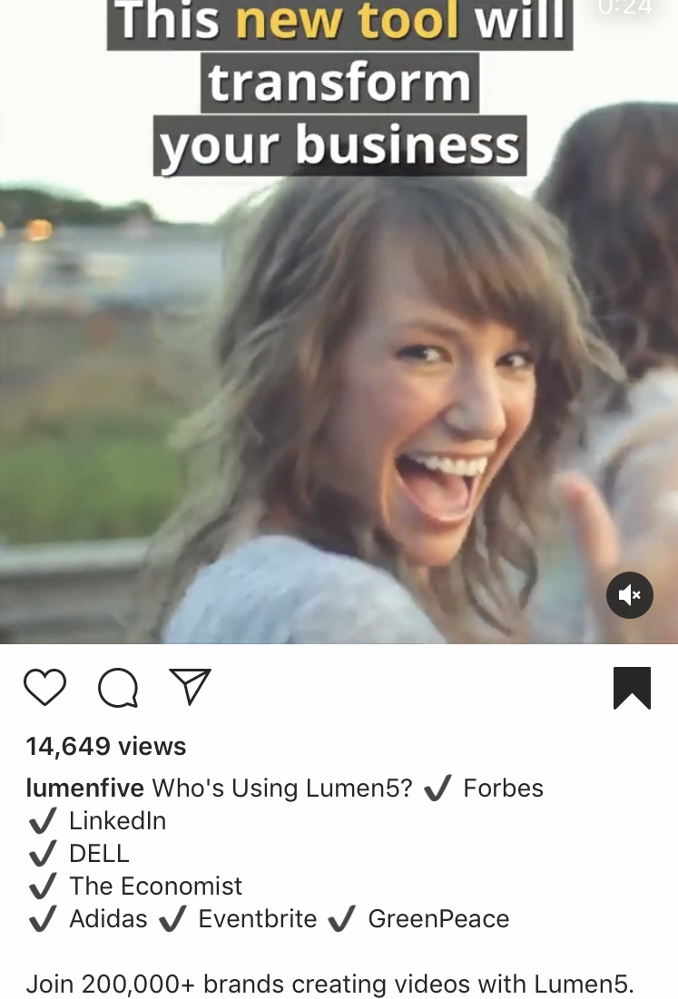 Lumen5 social proof