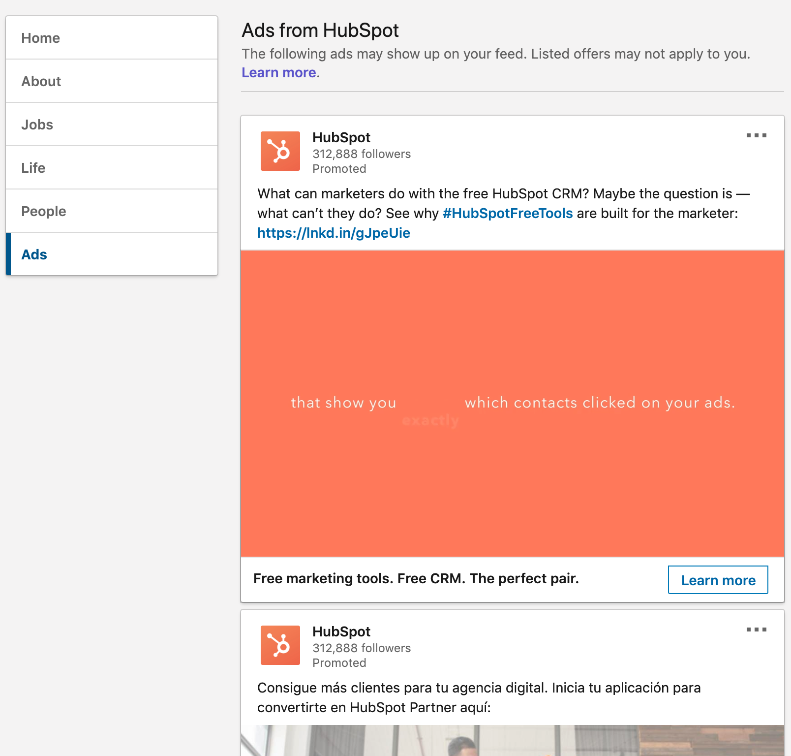 HubSpot LinkedIn Ads