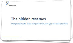 Tax treatment of hidden reserves (change of status)