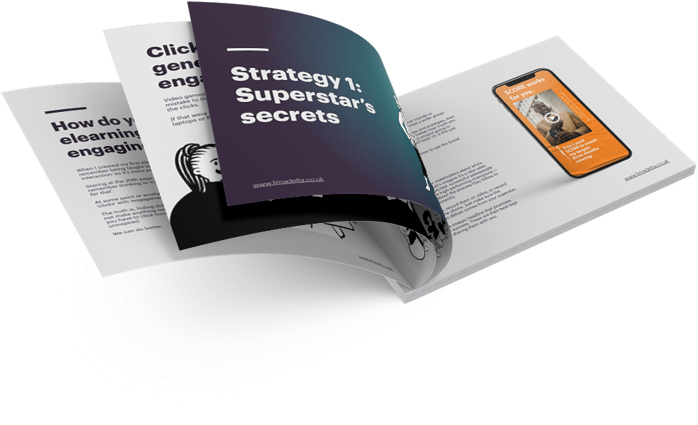 Print version of the whitepaper open with a few pages visible. A chapter break page and a page of text are visible.
