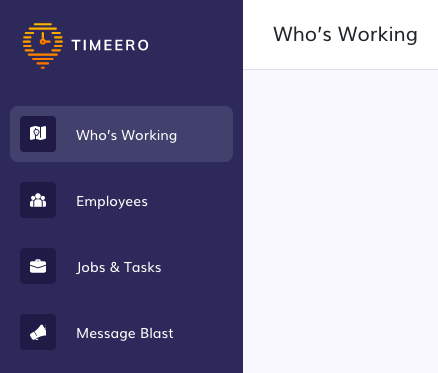 this visual shows how Timeero home health software looks like