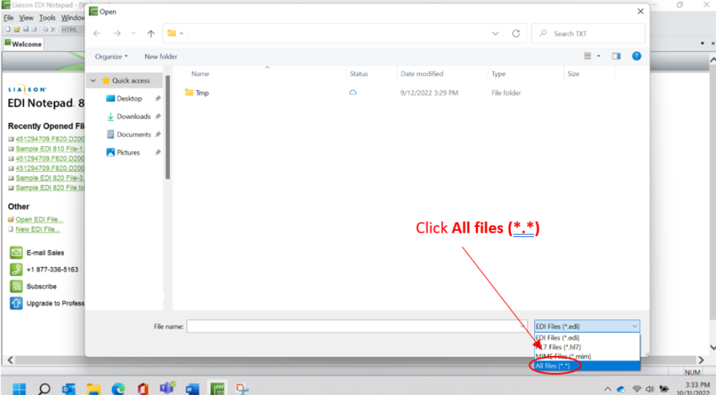 Using EDI Notepad to Save EDI TXT Files as XML Files