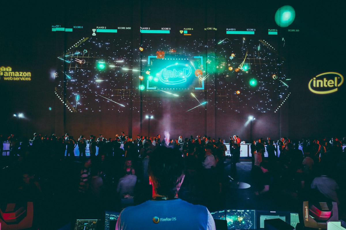AWS re:Play 2015 Intel Space Melee