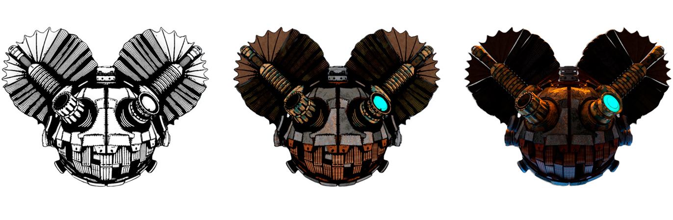 Deadmau5 Cube 2.0 concept sketch Meowingtons