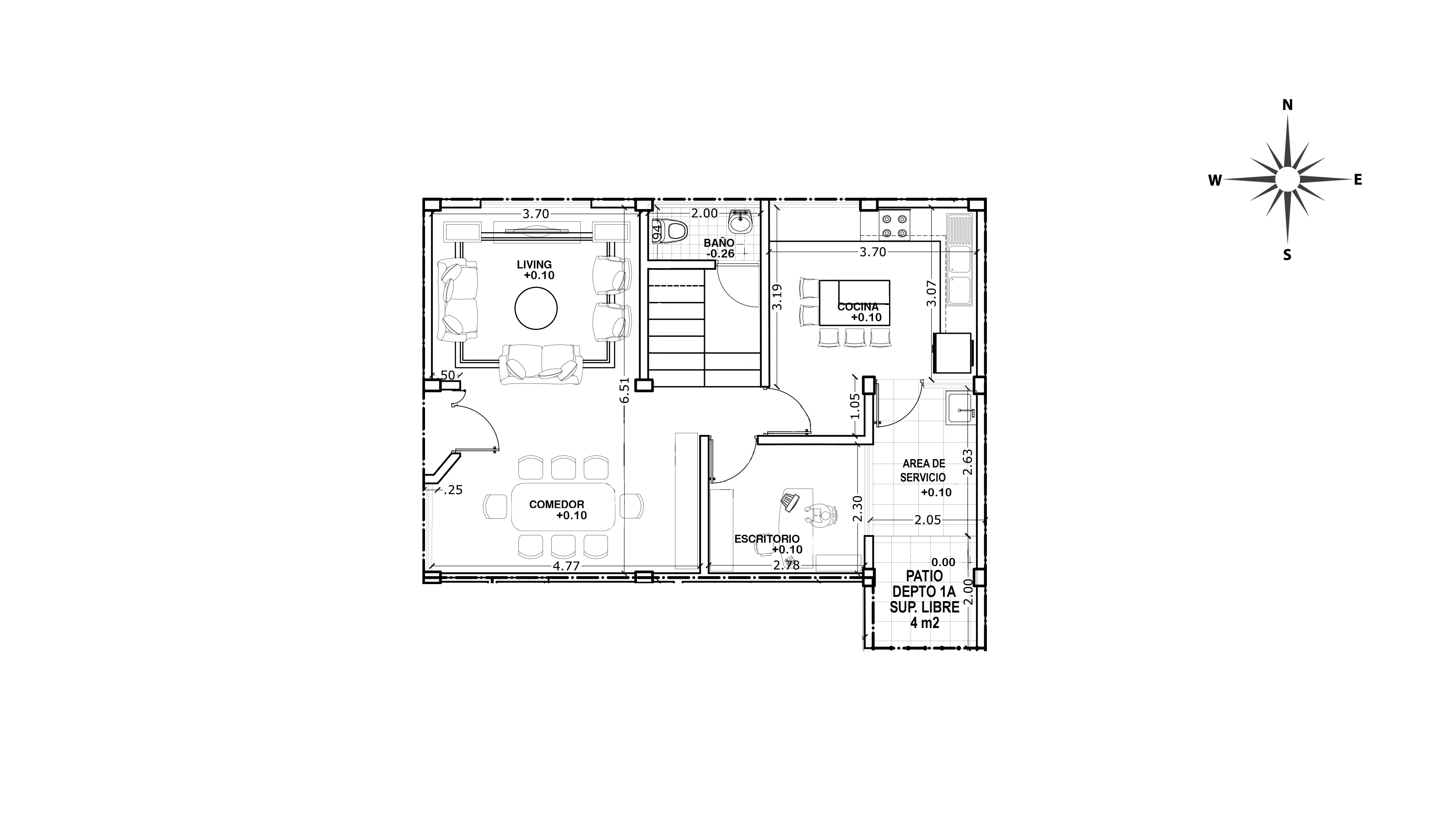 Floor Plan - Unit 1