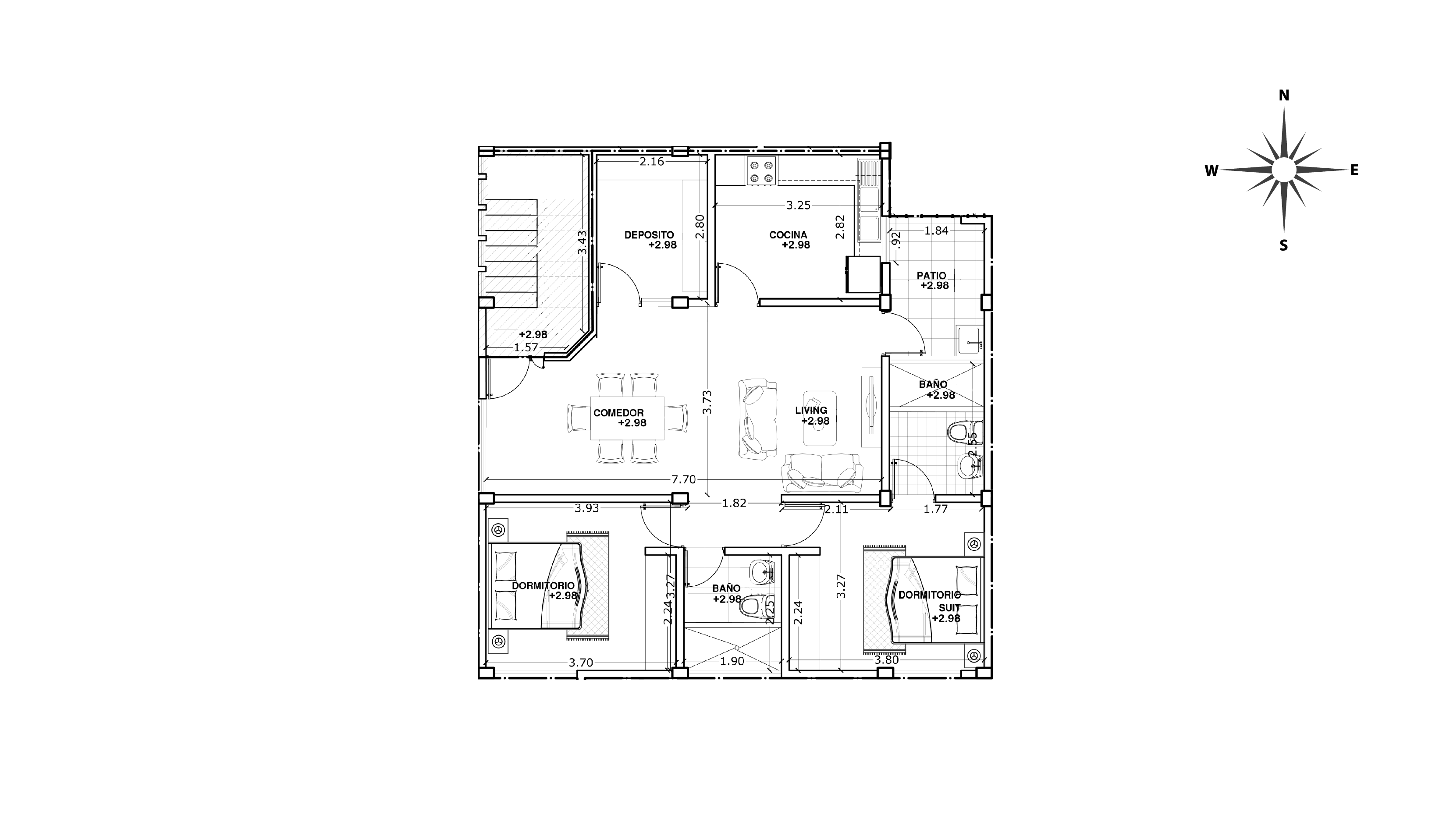 Floor Plan - Unit 3