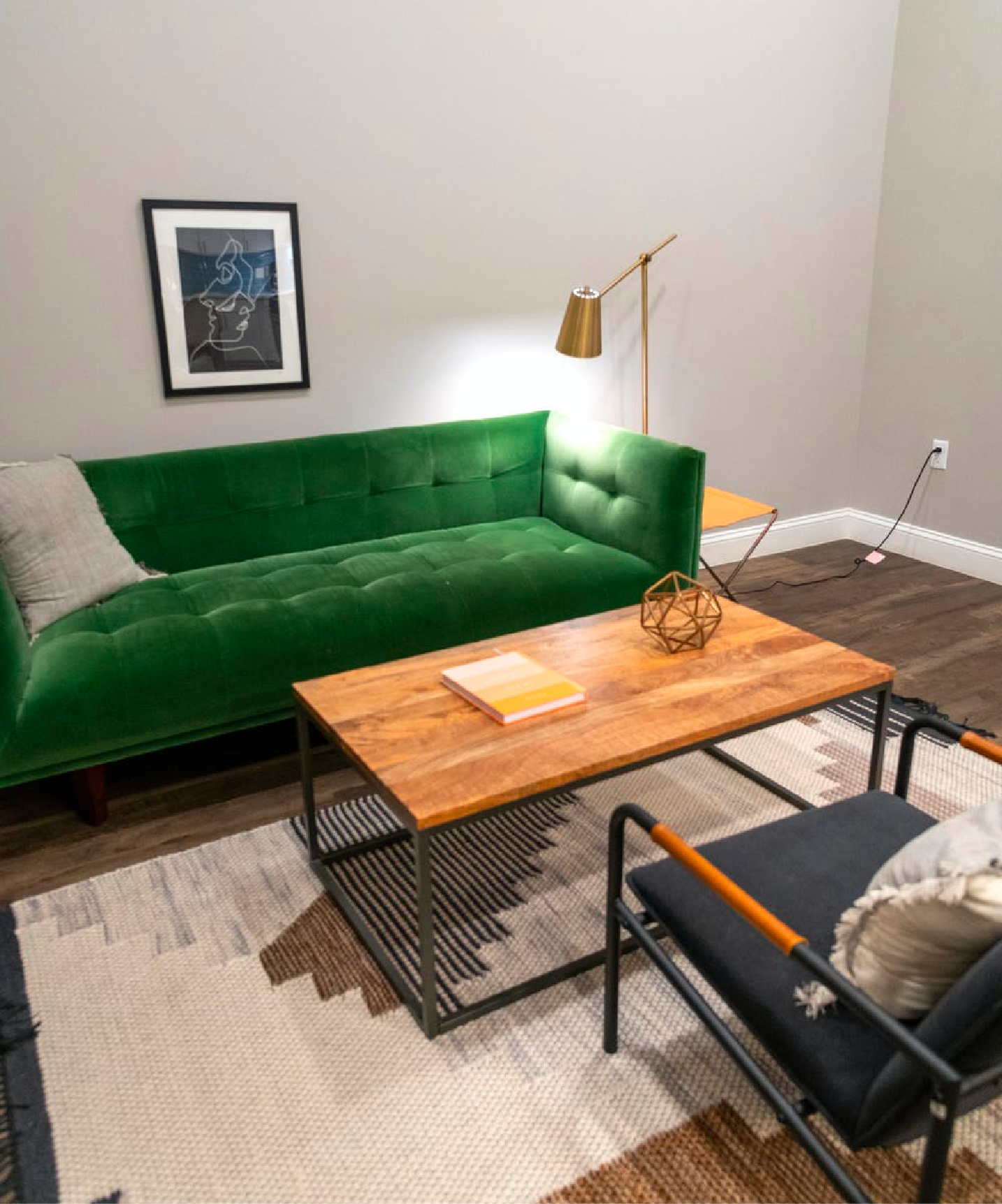 Image of a couch and table on a living room