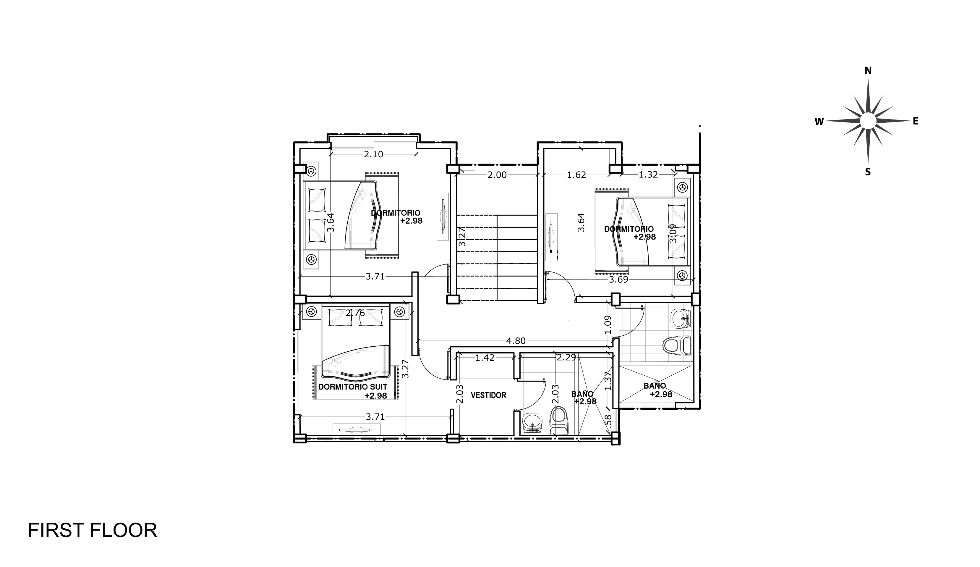 Floor Plan - Unit 1 B