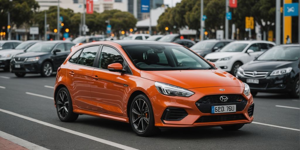 Line graph of hatchback prices in Australia