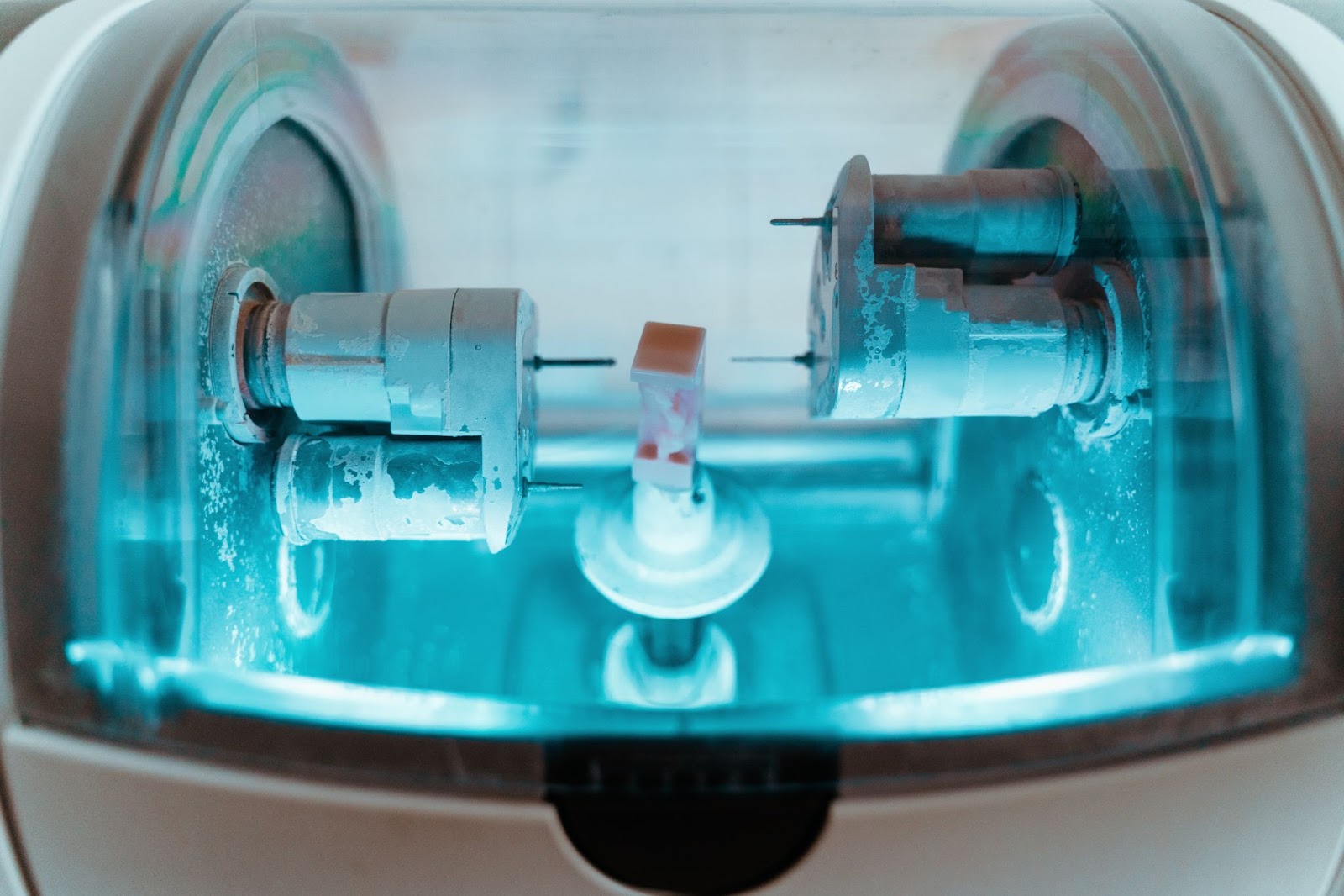 zoomed in image of robot component