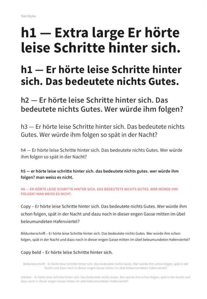Typografie Definition Website