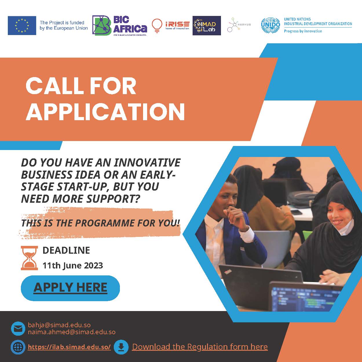 SIMAD iLab | BIC Somali: A New Opportunity for Startups and SMEs in Somalia