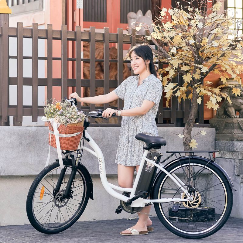 ขนาดของจักรยานพับไฟฟ้า รุ่น DYU C6