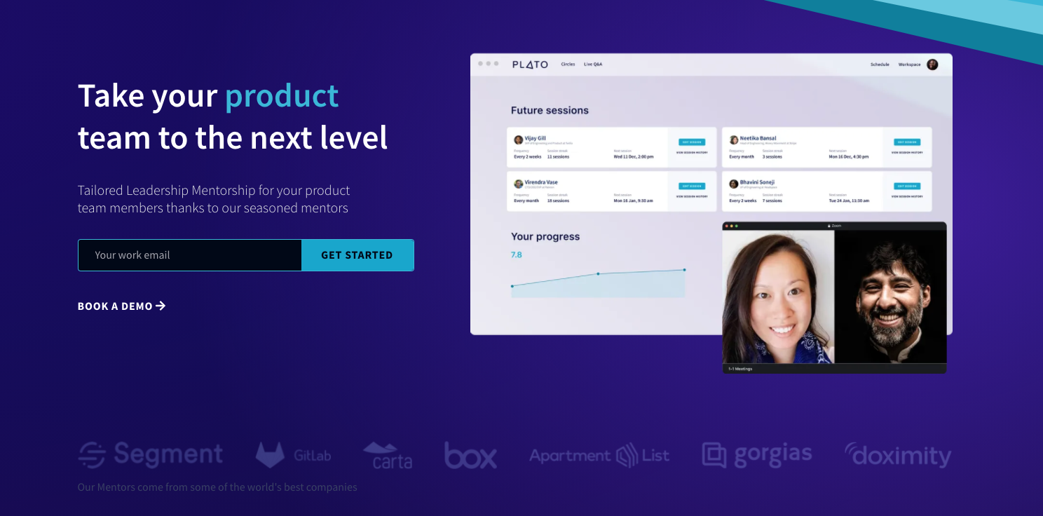 Introduction to Plato, a mentorship platform built with No Code