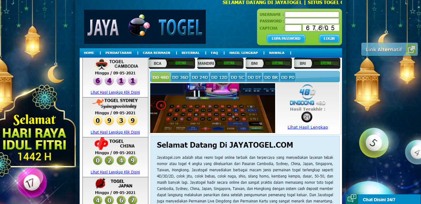Jayatogel situs Bandar Dingdong Togel4D Online terbaik