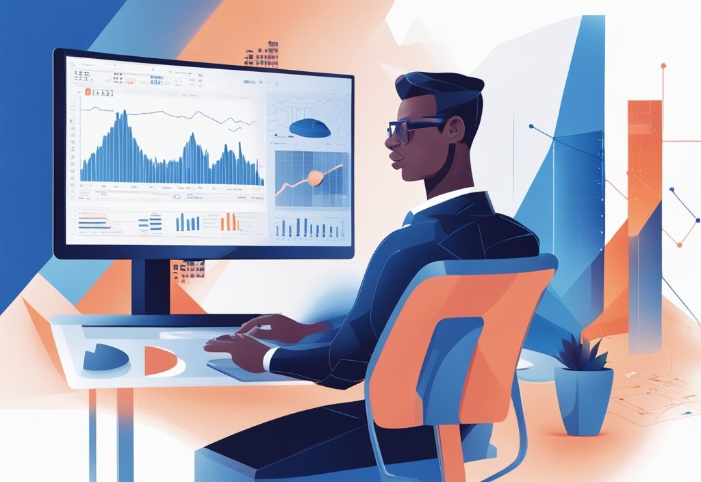 Ein Head of Finance arbeitet effizient von zu Hause aus