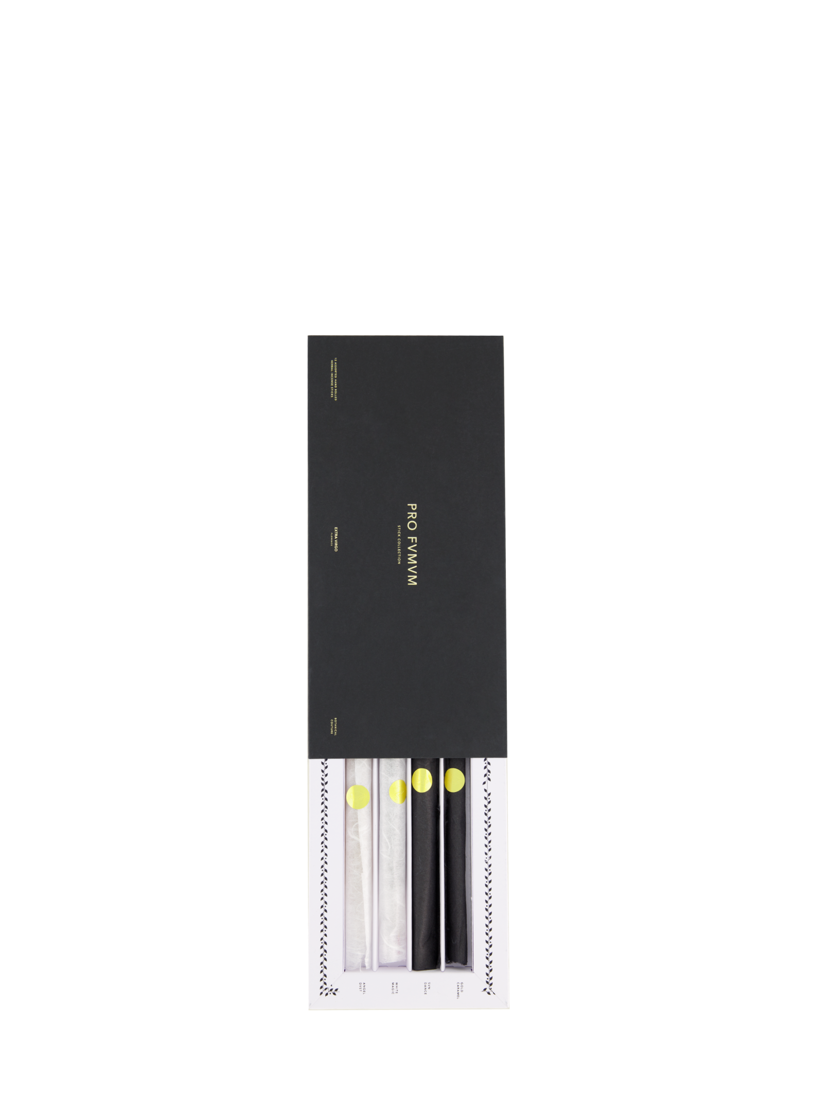 The Incense Stick Collection by Extra Virgo is made from the finest natural ingredients, sustainably sourced from a Woman's community in India. This collection of incense includes each of the perfumes in the Extra Virgo collection. A perfect choice for those looking to start an incense practice or delight a loved one with a beautifully packaged gift.