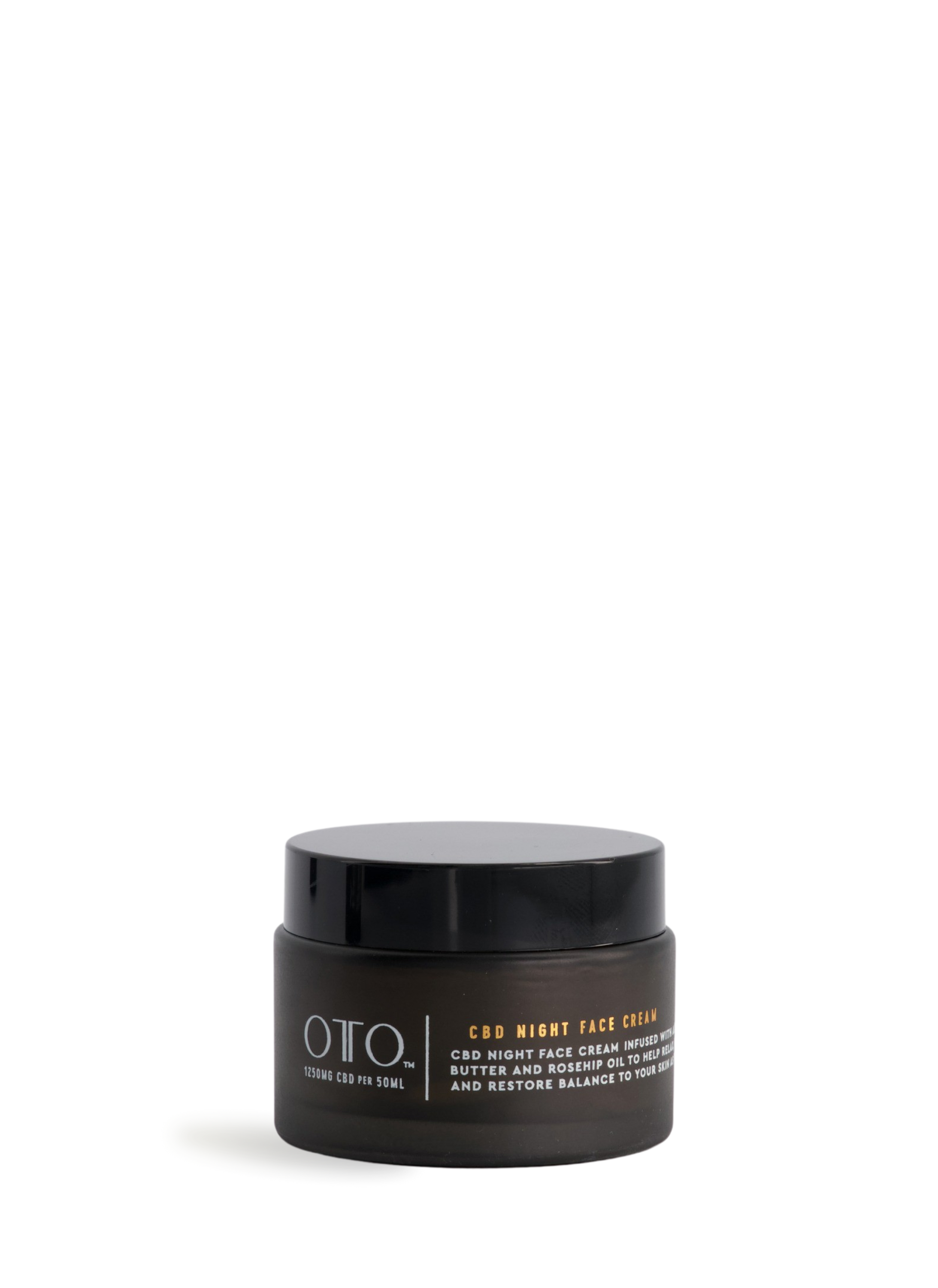 The OTO CBD Night Face Cream is an everyday night cream promoting firm and supple skin with a silky-smooth consistency. Fall asleep soothed with the beautiful all-natural essential oil blend and wake up with rejuvenated skin, ready to take on the day. Vegan, all-natural and made in the UK.