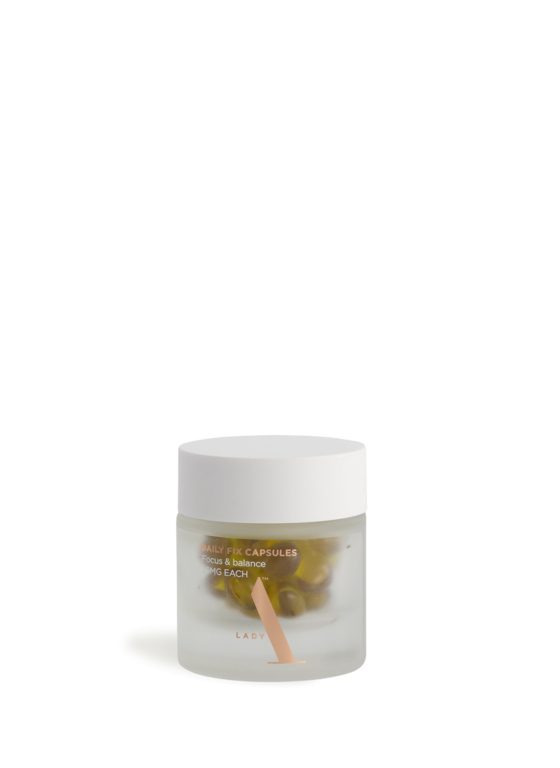 With time-released dosing, the Daily Fix CBD Capsules by Lady A are great way to receive the benefits of CBD throughout the day. By gently building up the cannabinoids in our system and an easy-to-swallow format, the blend of broad-spectrum CBD, matcha green tea, and rosehip oil are a great way to start the morning. The combination of caffeine and antioxidants from matcha green tea and the calming hemp-derived CBD creates prolonged energy.
CBD products are not medicine and cannot diagnose, treat or cure diseases. Always consult your own doctor before starting a new dietary program.