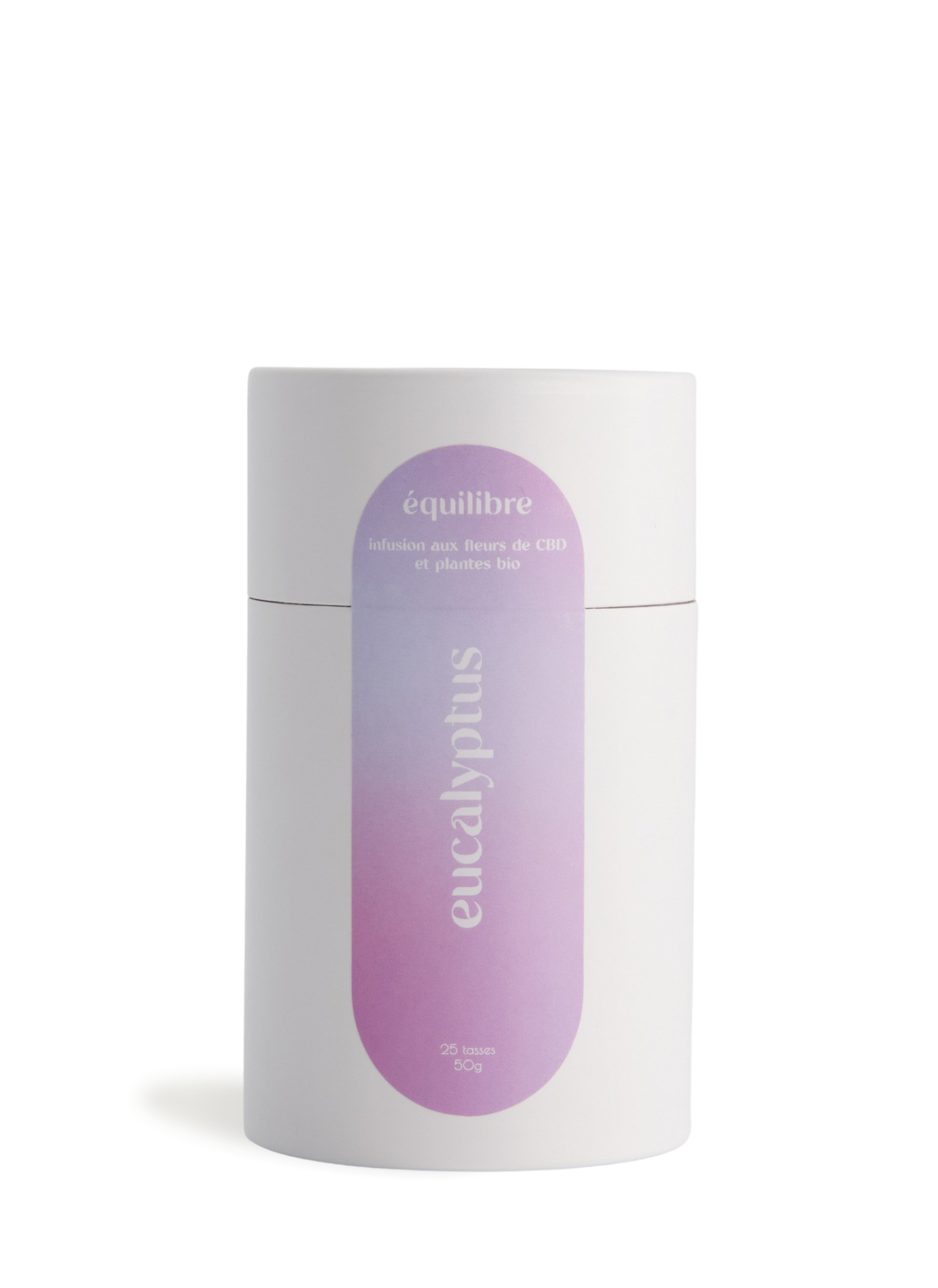 Grown and prepared in France, Equilibre's Loose Leaf CBD tea blends fresh eucalyptus and soft CBD to bring character to your day. The dash of apple chips and calendula add a touch of sweetness. As a natural immune booster, it's a great choice for the changing of the seasons. Serves about 25 cups.
CBD products are not medicine and cannot diagnose, treat or cure diseases. Always consult your own doctor before starting a new dietary program.