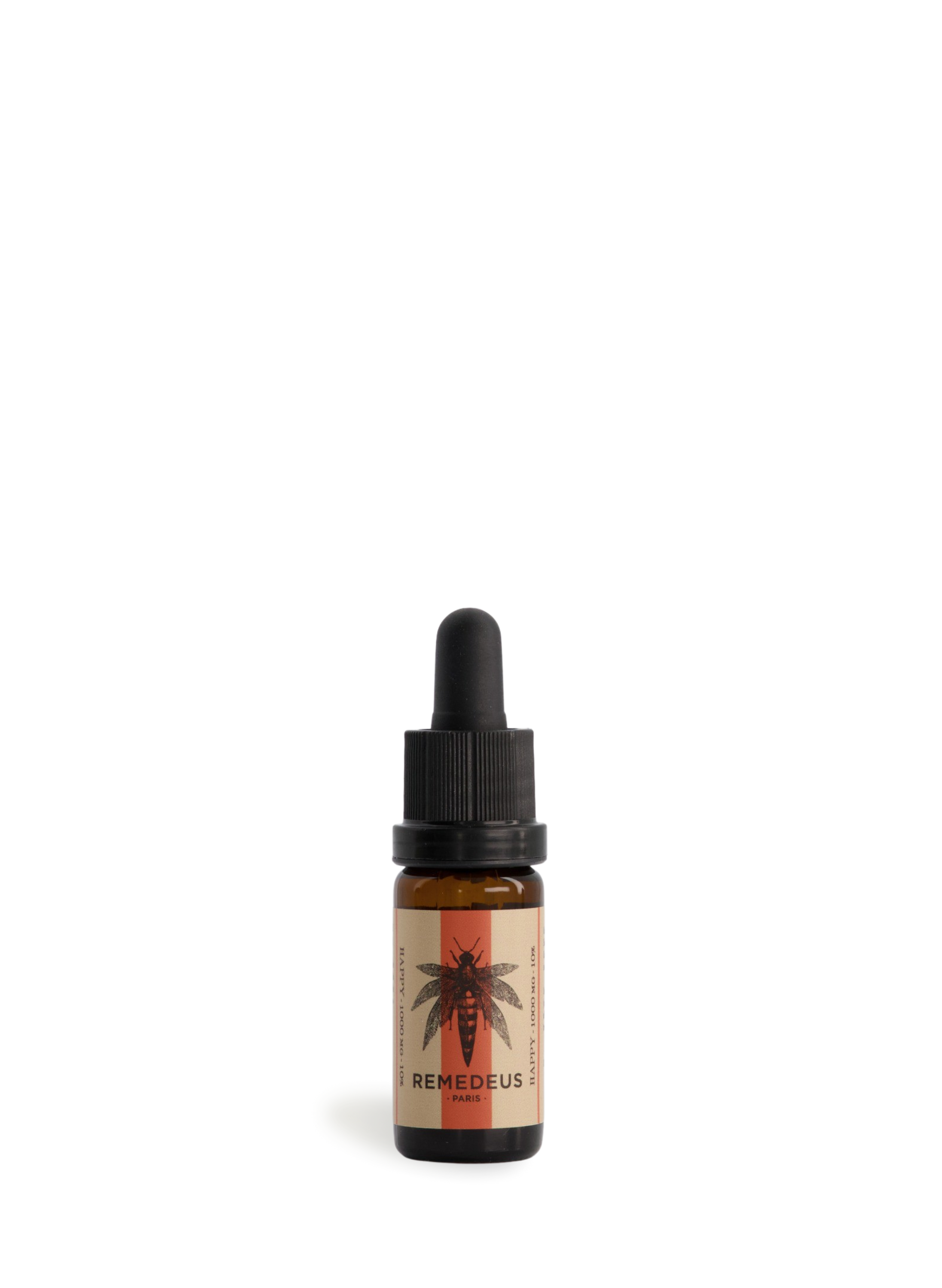 Remedeus Happy CBD oil, with exotic verbena and red tangerine essential oils, is the revitalizing and relaxing mix to boost your morale on difficult days. Thanks to its calming properties, CBD helps to stabilize mood and find mental and emotional balance. Made from Swiss-grown hemp, Happy features Full-spectrum hemp oil extracted with CO². It is mixed with MTC coconut oil as a neutral carrier oil.
CBD products are not medicine and cannot diagnose, treat or cure diseases. Always consult your own doctor before starting a new dietary program.