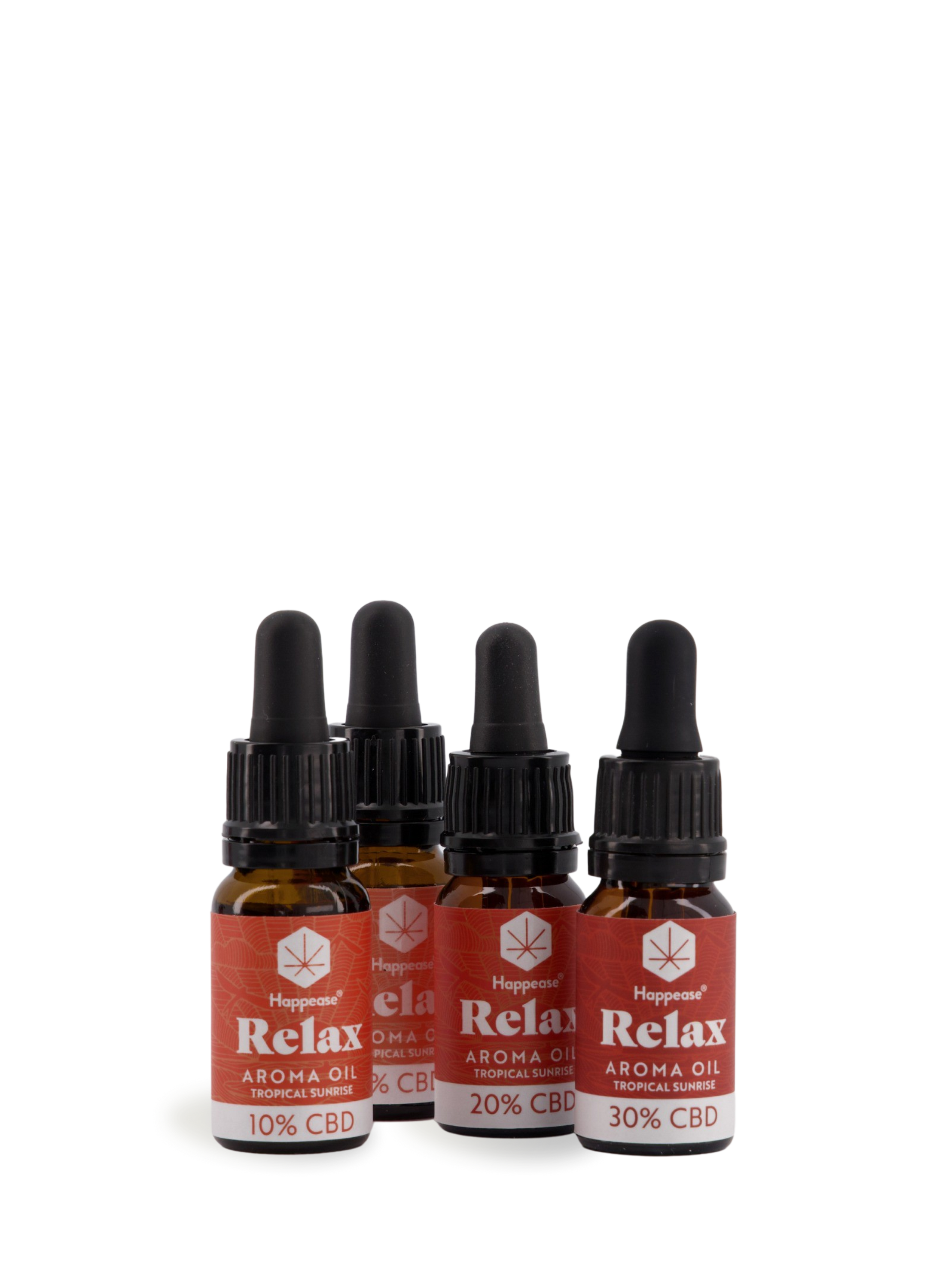 Made from full-spectrum distillate from Switzerland and high-quality hemp terpenes, the Happease Relax blend is a perfect choice to unwind on life's more turbulent days. Made with a terpene blend from the Tropical Sunrise range, it has musky and citrus notes from the Zkittlez. The Indica-dominant strain comes from classic strains like Grape Ape and Grapefruit. It's a great choice to start or end your day with calm and contentment.
CBD products are not medicine and cannot diagnose, treat or cure diseases. Always consult your own doctor before starting a new dietary program.