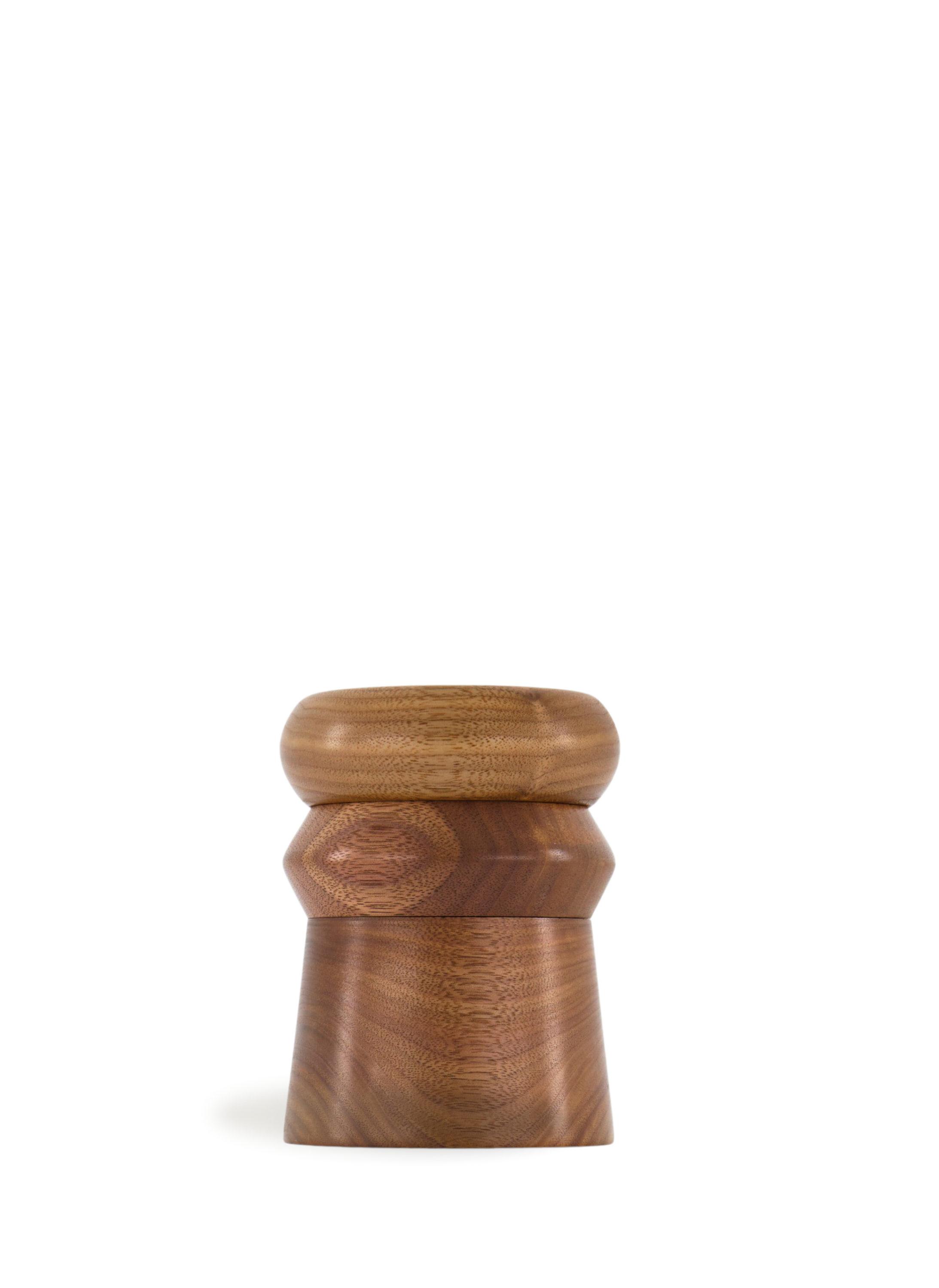 This stately oversized grinder is both beautiful and functional. Designed with an easy grip and a satisfying magnetic closure, The Totem Grinder by Hemson includes a large storage basin to keep your sacred plants safe between use. The grinding mechanism's angled teeth were designed for optimal slicing (never crushing). With stunning natural wood grain walnut that patinas over time, this grinder is as striking as it is ergonomic.