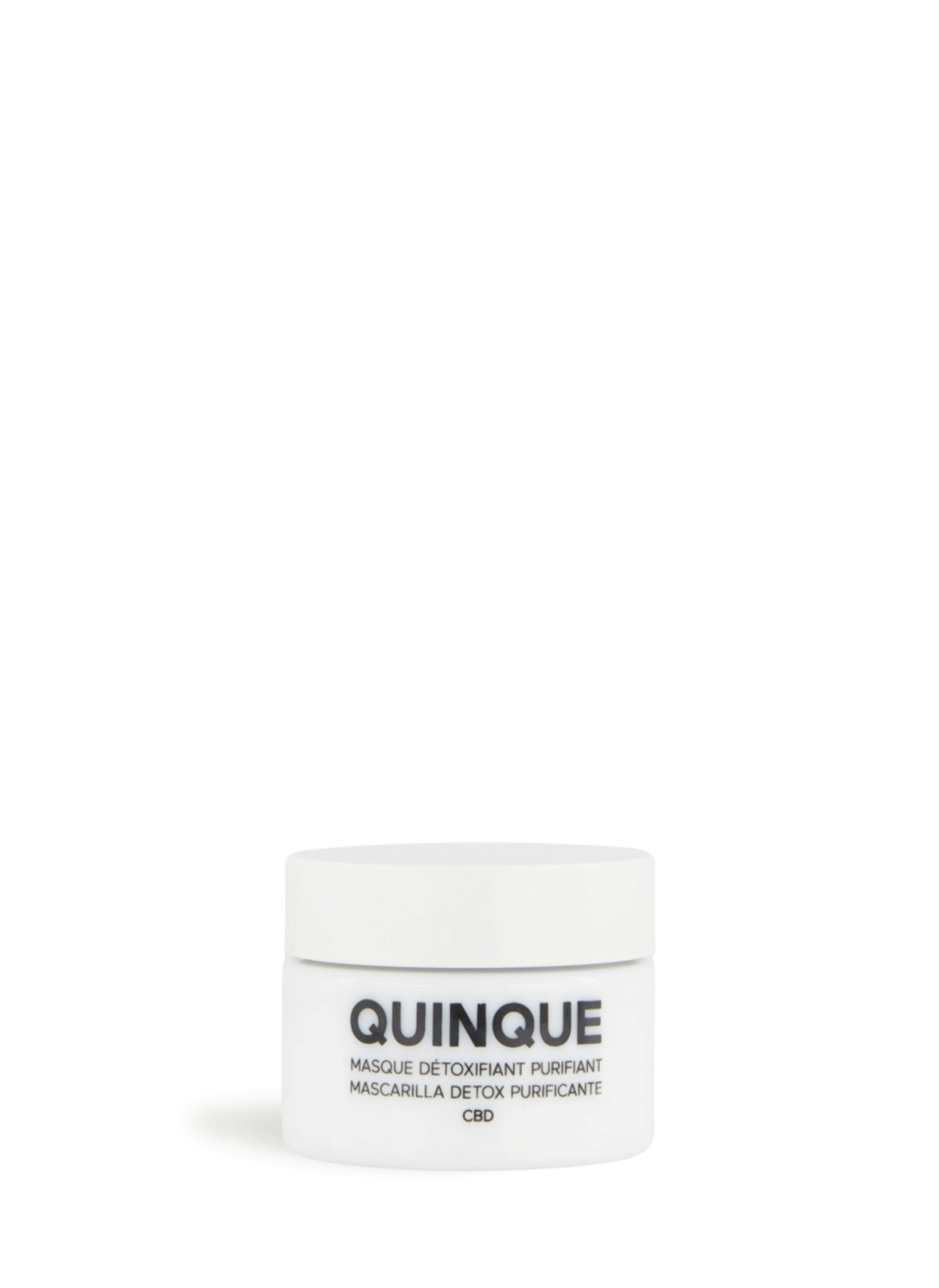 Quinque founder and pharmacist, Mercedes’s favorite product in her range, the detoxifying mask removes impurities from your skin. 98% naturally derived ingredients. 100% fragrance-free for the most sensitive skin types and a ph of 5.8. The deliciously rich and creamy texture won’t dry out your skin like many charcoal masks. A light mechanical exfoliation when rinsing helps to remove dead cells that have accumulated in your skin, leaving you with a clear and radiant complexion. Though created for the face, we love using it below the neck as well on ingrown hairs and other unwanted imperfections on the body. You won't believe the before and after photos until you see them yourself.