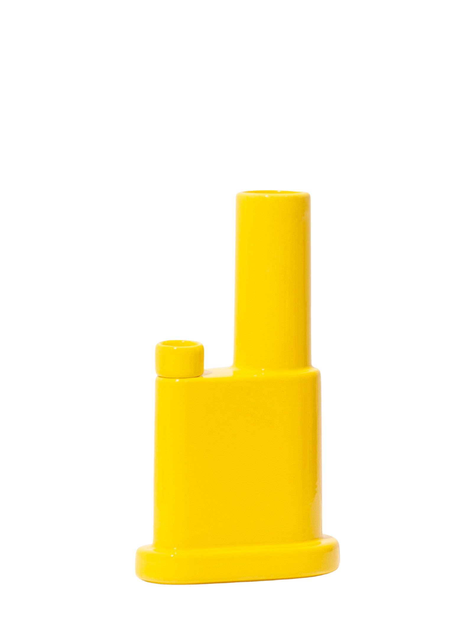 The SB001 bong by Weed'd is an Italian masterpiece by designer Simone Bonanni. Using decontextualisation and abstraction, the Weed'd designer water brings new emotional value to a traditional smoking accessory. The SB001 water pipe is available in 3 saturated colors in glazed ceramic. This bong is handmade in Milan using artisanal practices. The Weed'd water pipes are limited releases with only 50 per color in the world.