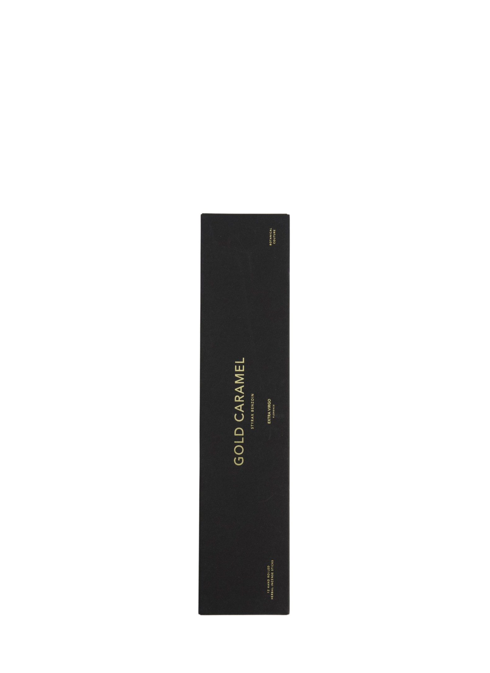Bringing good luck and protection to sacred spaces, Styrax benzoin's aromatic notes are both calming and arousing. Coming from tropical Asia, the reddish resin solidifies in the sun giving the Gold Caramel incense sticks by Extra Virgo its name. Appreciated for centuries after traveling on the silk road, Styrax benzoin is often used therapeutically for its digestive and antiseptic properties.